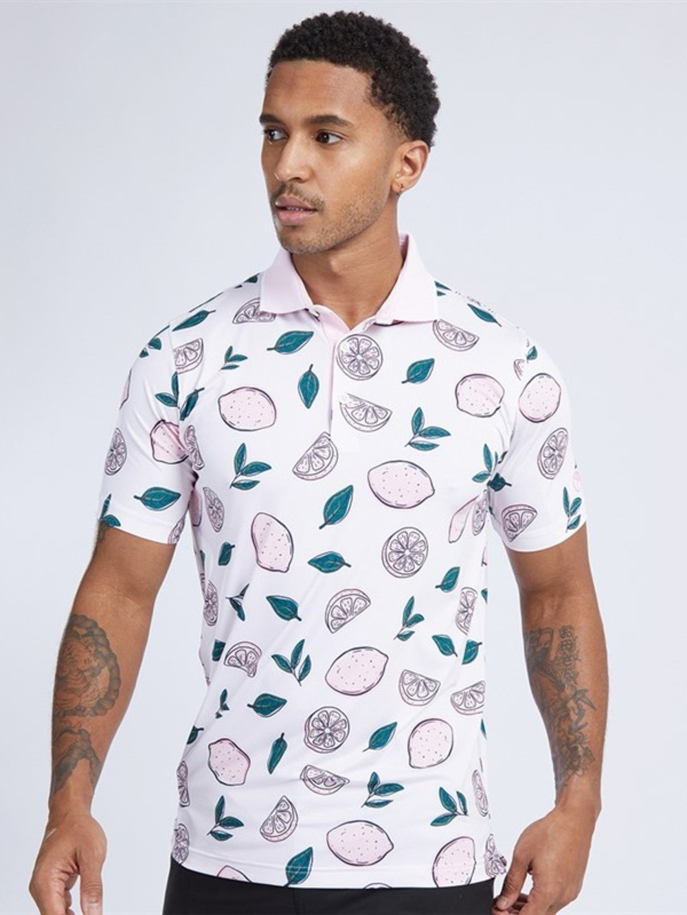 PUMA X Arnold Palmer Pink Lemonade Edition Golf Polo Men’s Medium